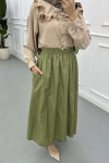 Sare Fashion Poplin Skirt Green