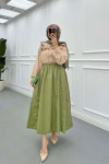 Sare Fashion Poplin Skirt Green