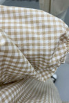 Gingham Tunic Brown