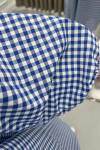 Gingham Tunic Navy Blue