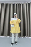 Gingham Tunic Yellow