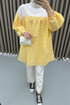 Gingham Tunic Yellow