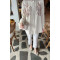 Sare Fashion Sequin Patterned Shirt Beige