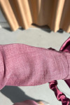 Sare Fashion Sequin Patterned Shirt Dusty Rose