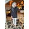Sare Fashion Sequin Patterned Shirt Black