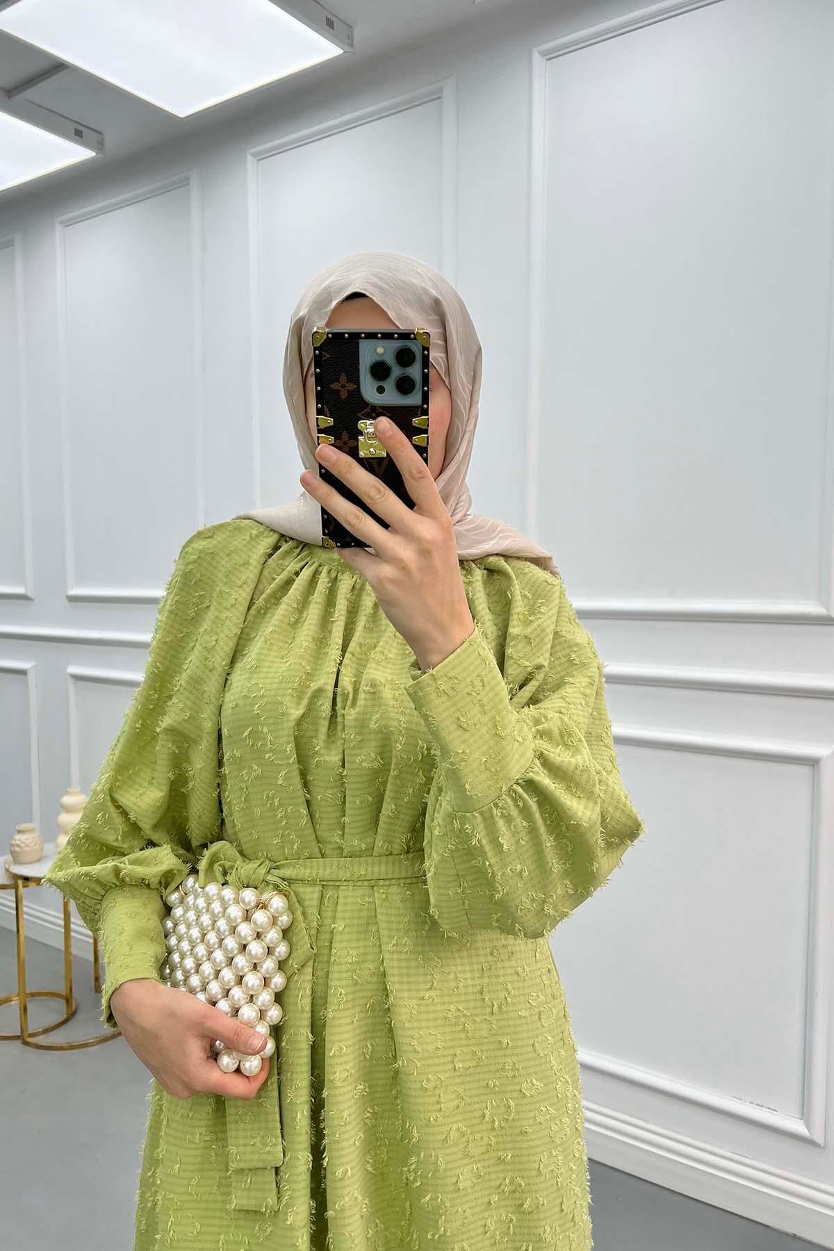 Tassel Princess Dress Green