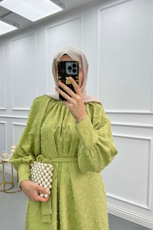 Tassel Princess Dress Green