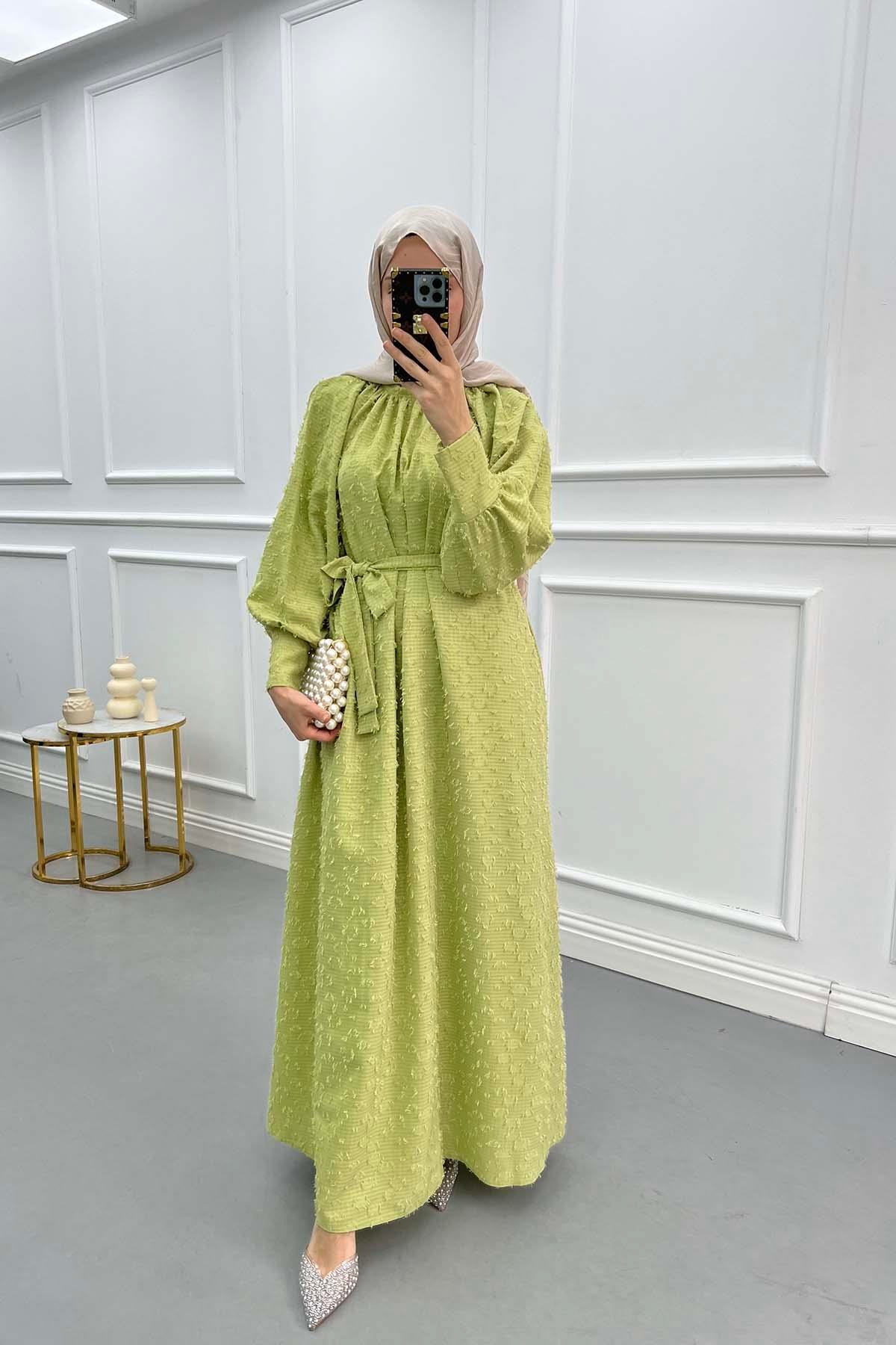 Tassel Princess Dress Green