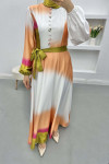Colorful Dress Oil Green