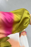 Colorful Dress Oil Green
