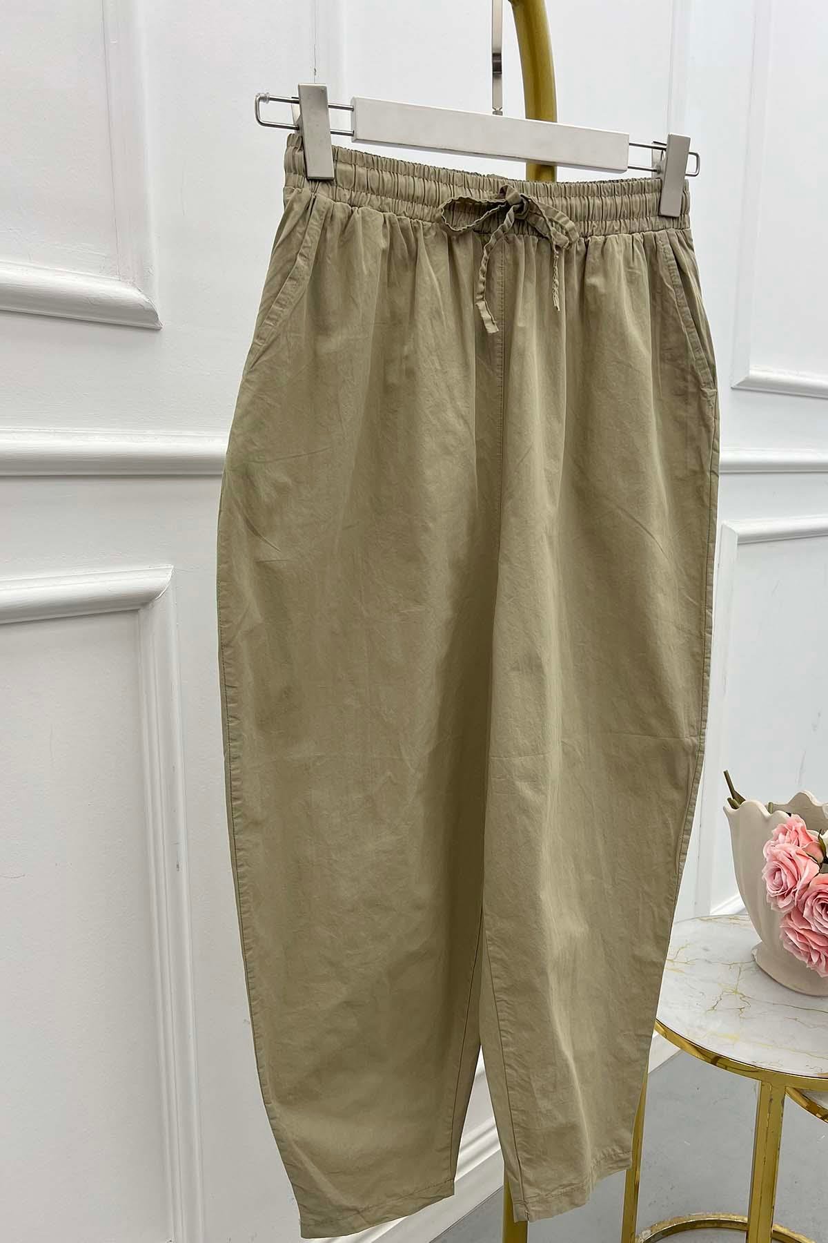 Sare Fashion Shalwar Cut Trousers Soft Green
