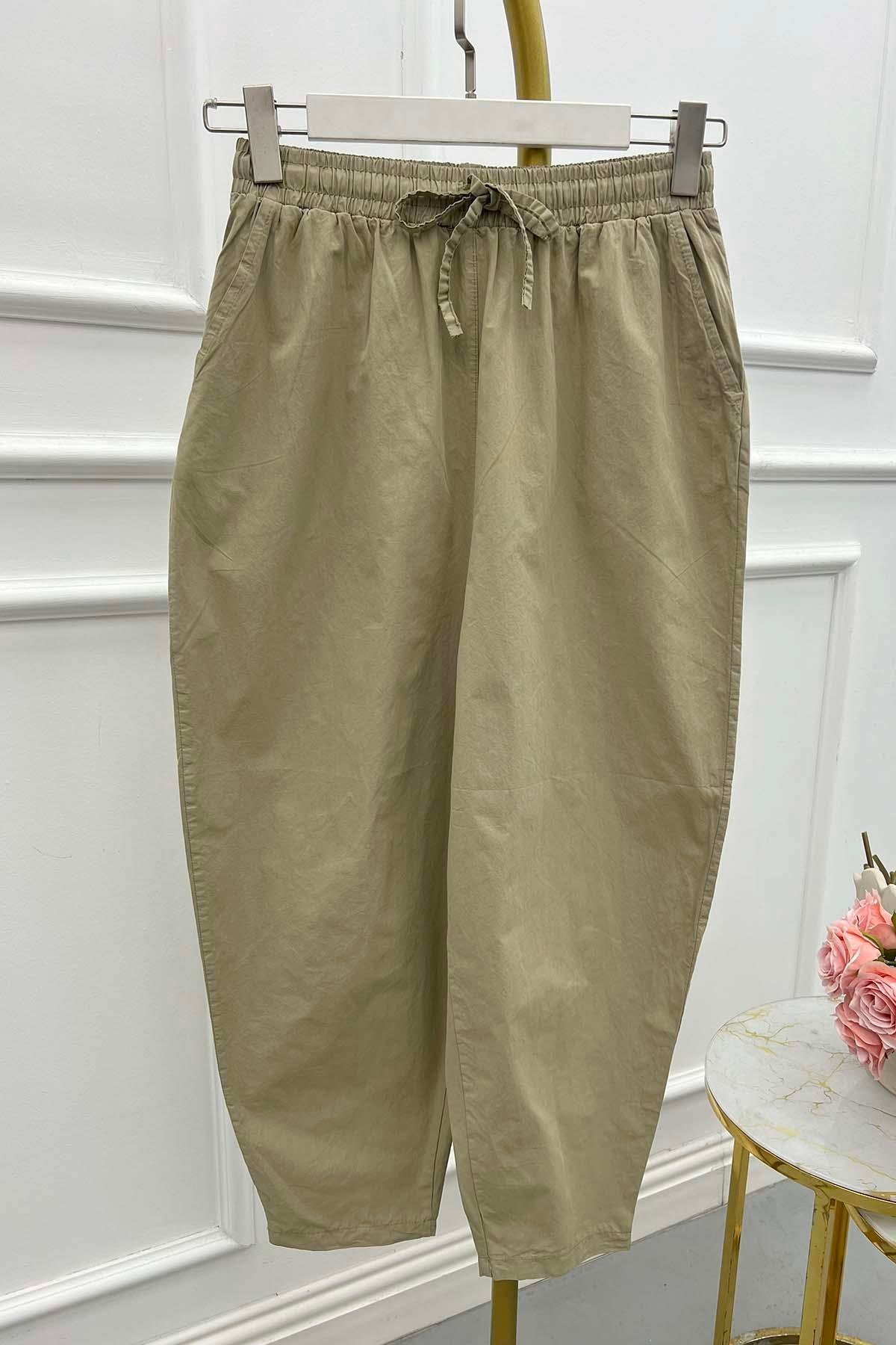 Sare Fashion Shalwar Cut Trousers Soft Green