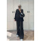 Sare Fashion Satin Silk Sports Suit Black