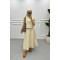 Sweater Cashmere Skirt Set Stone