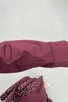 Sare Fashion Stone Embroidered Dress Plum