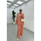 Sare Fashion Stoned Shirt Set Dusty Rose