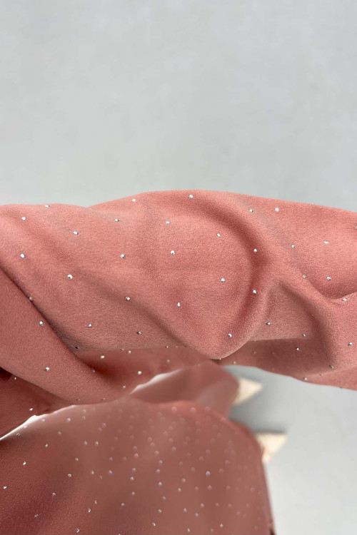 Sare Fashion Stoned Shirt Set Dusty Rose
