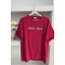 Sare Fashion Stoned Min T-shirt Claret Red
