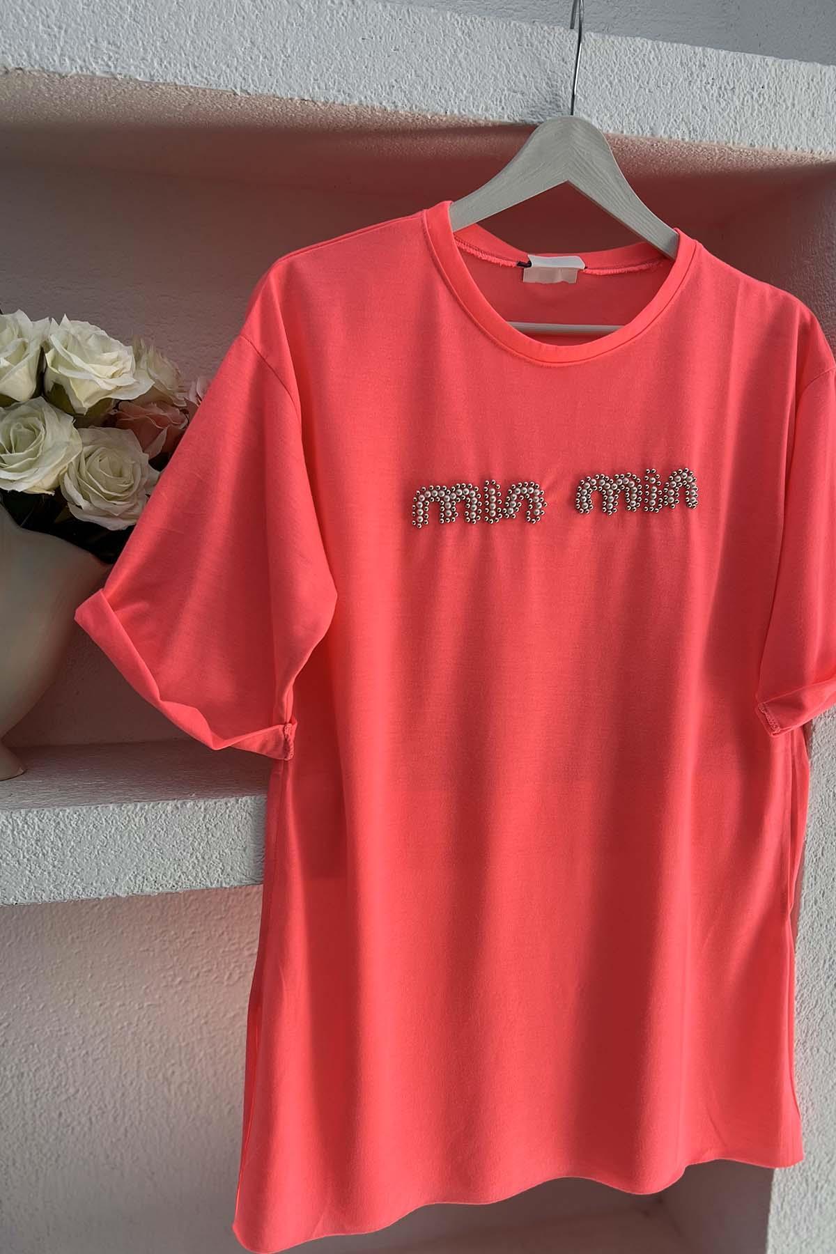 Sare Fashion Stoned Min T-shirt Fuchsia