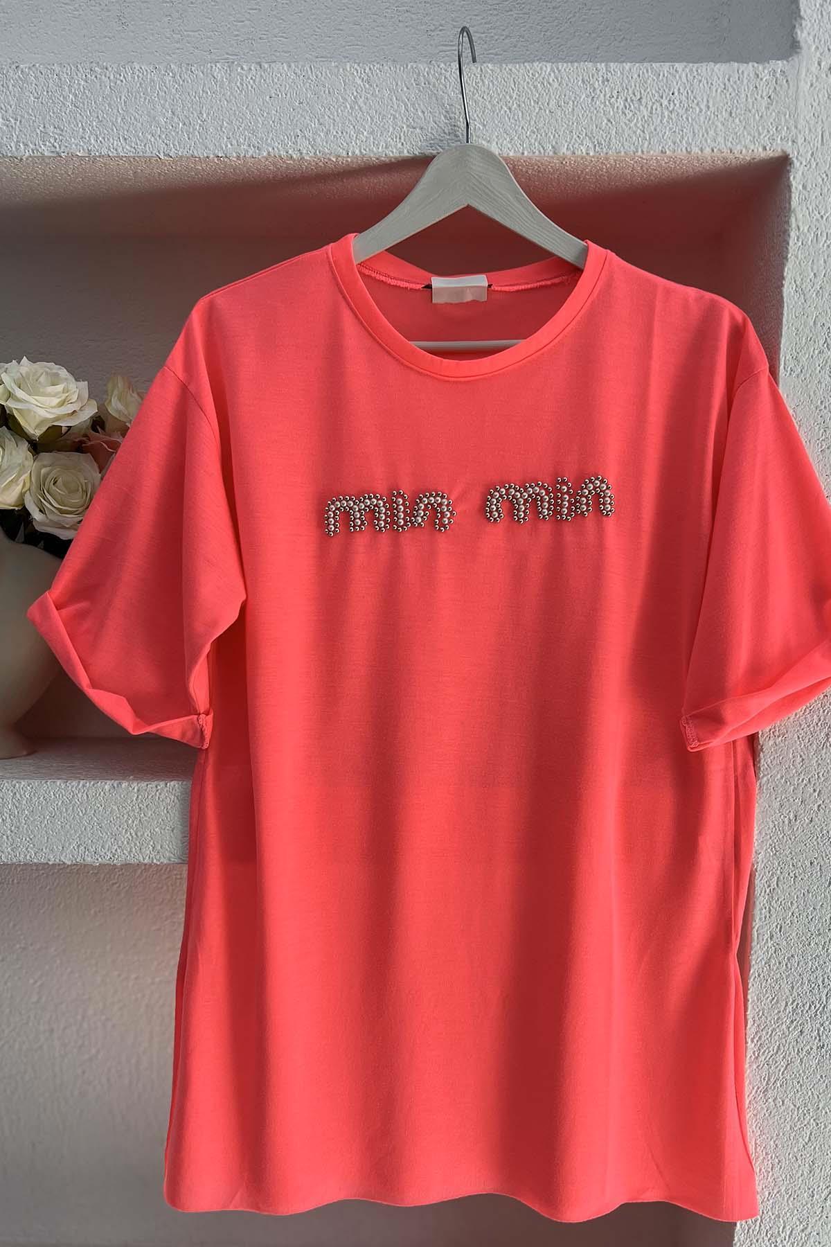 Sare Fashion Stoned Min T-shirt Fuchsia