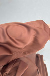 Sare Fashion Stone Satin Skirt Set Brown