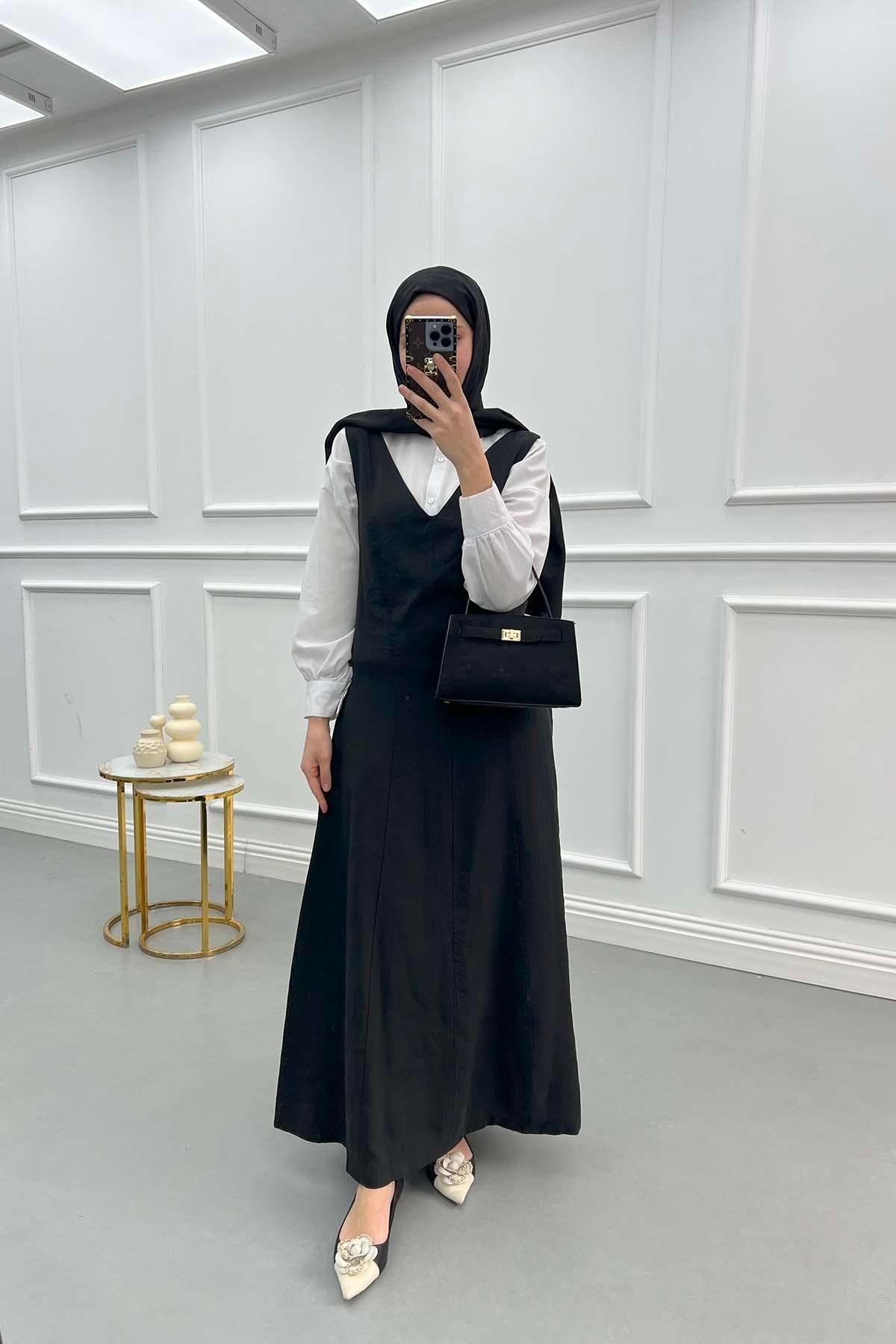Tencel Vest Black