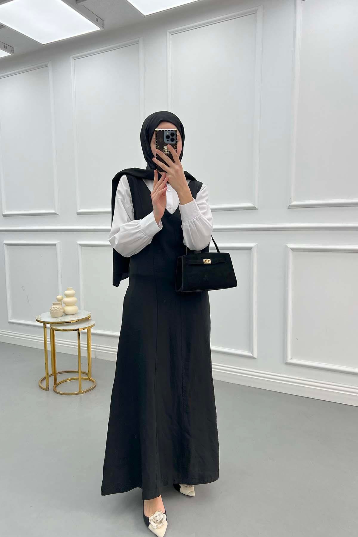 Tencel Vest Black