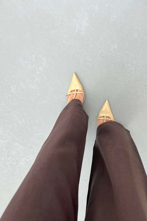 Sare Fashion Tencel Trousers Bitter Coffee Sare Fashion Tencel Trousers Bitter Coffee