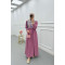 Sare Fashion Tulle Floral Dress Dusty Rose
