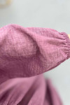 Sare Fashion Tulle Floral Dress Dusty Rose