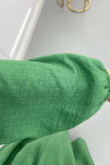 Sare Fashion Tulle Floral Dress Green