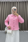 Triple Thread Snap Sweatshirt Pink Triple Thread Snap Sweatshirt Pink
