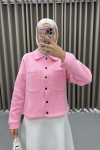 Triple Thread Snap Sweatshirt Pink Triple Thread Snap Sweatshirt Pink