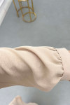 Sare Fashion Long Aerobin Trouser Set Beige