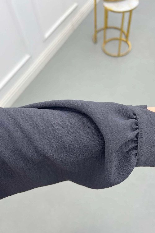 Sare Fashion Long Aerobin Trouser Set Gray