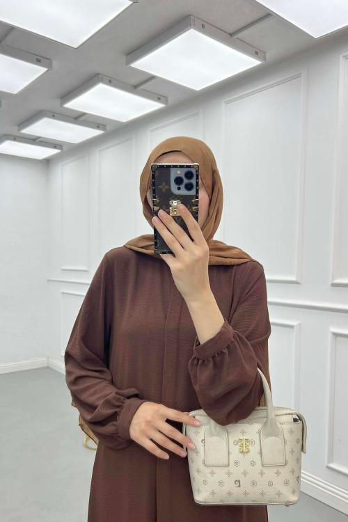 Sare Fashion Long Aerobin Trouser Set Brown