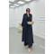 Sare Fashion Long Aerobin Trouser Set Black