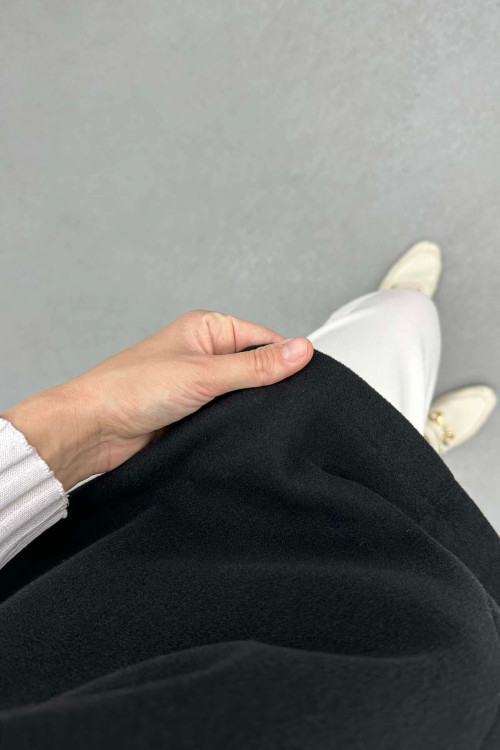 Sare Fashion V-Neck Cashmere Sweater Black