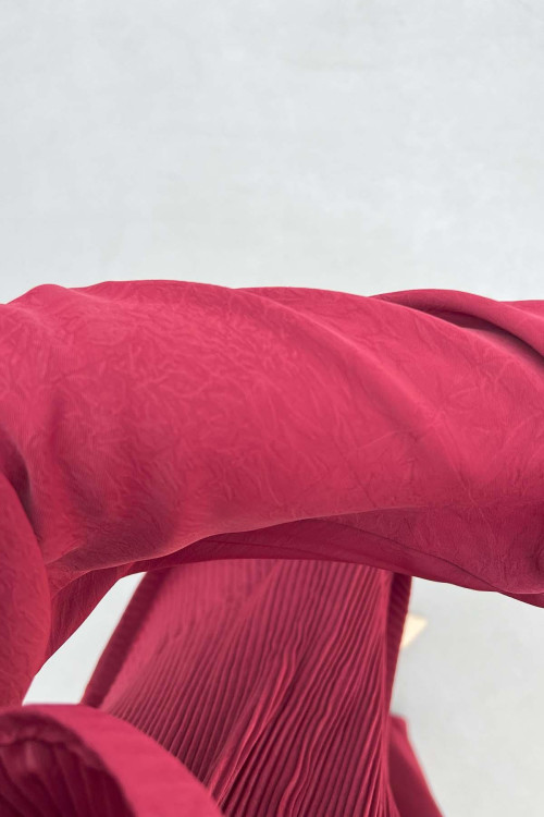 Sare Fashion Flounce Princess Suit Claret Red