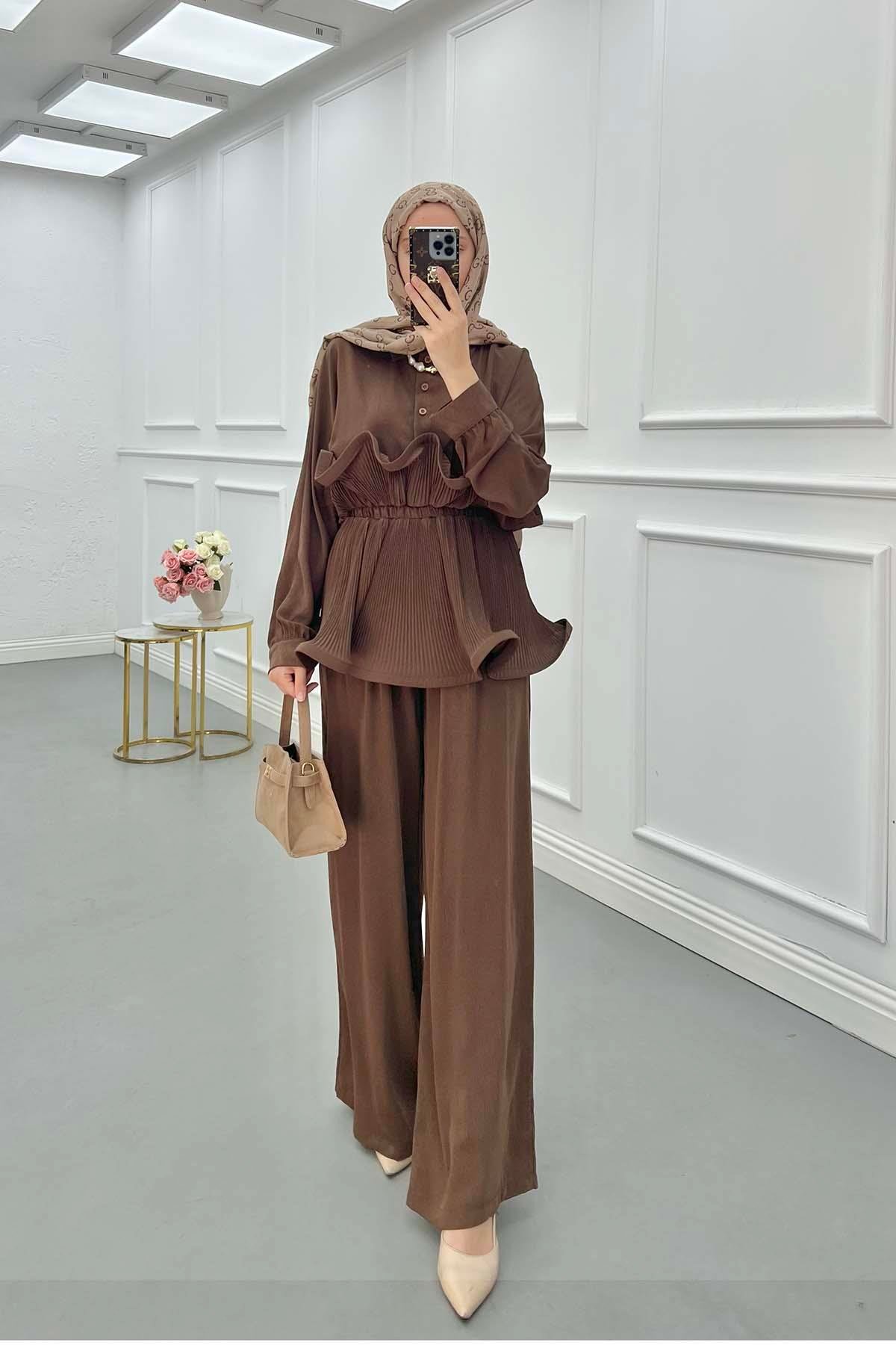Sare Fashion Flounce Princess Set Brown