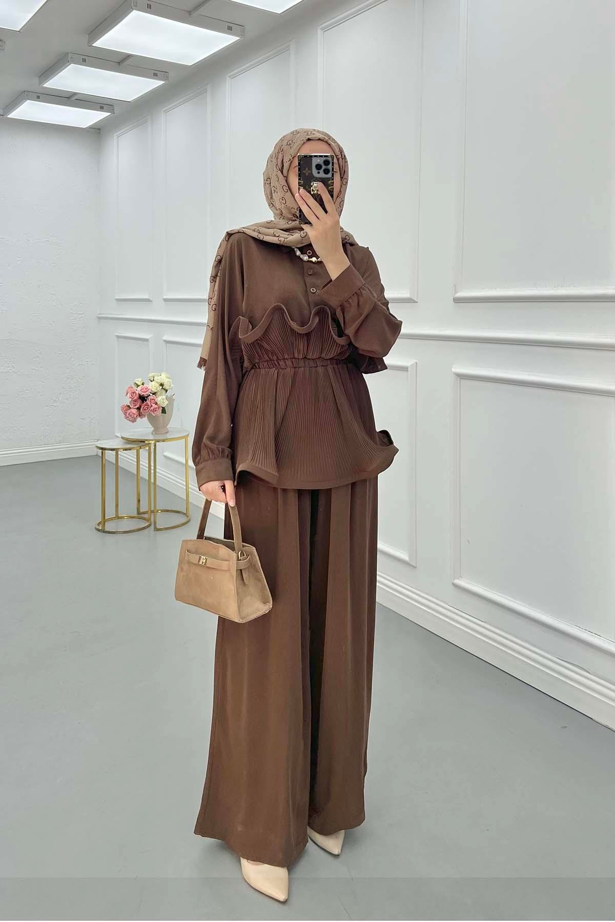 Sare Fashion Flounce Princess Set Brown
