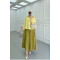 Sare Fashion Collared Muslin Shirt Yellow