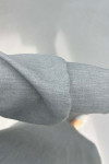 Tunic Set with Snap Collar Light Gray