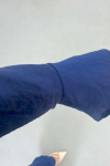 Sare Fashion Collar Detailed Two Piece Suit Navy Blue
