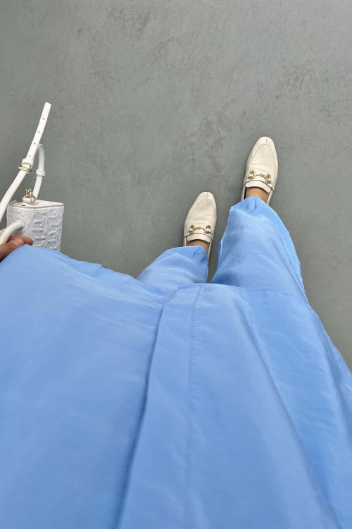 Collar Detailed Suit Blue Collar Detailed Suit Blue