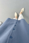 Lace Collar Shirt Indigo