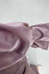 Sare Fashion Stone Collar Balloon Sleeve Jacquard Suit Purple