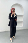 Stone Collar Suit Black