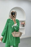 Stone Collar Suit Green