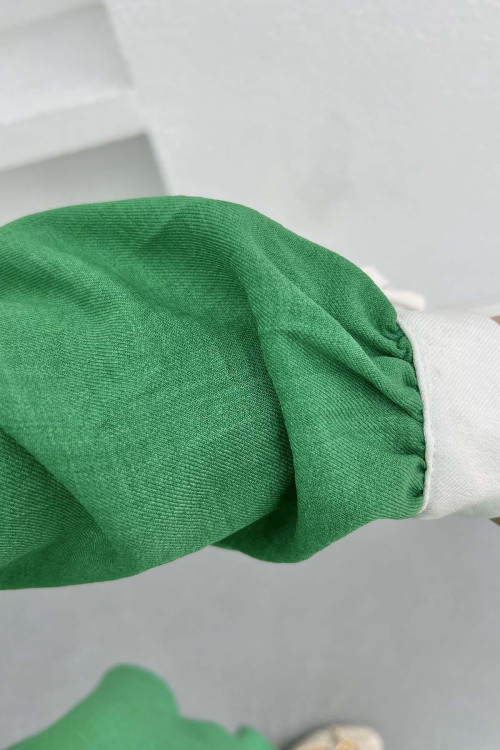 Stone Collar Suit Green
